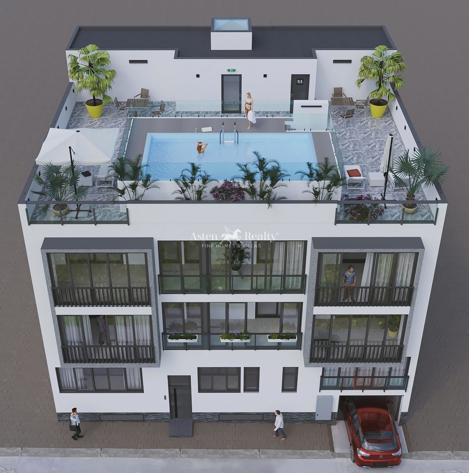 Swimming pool of Flat for sale in Guía de Isora  with Terrace, Storage room and Swimming Pool