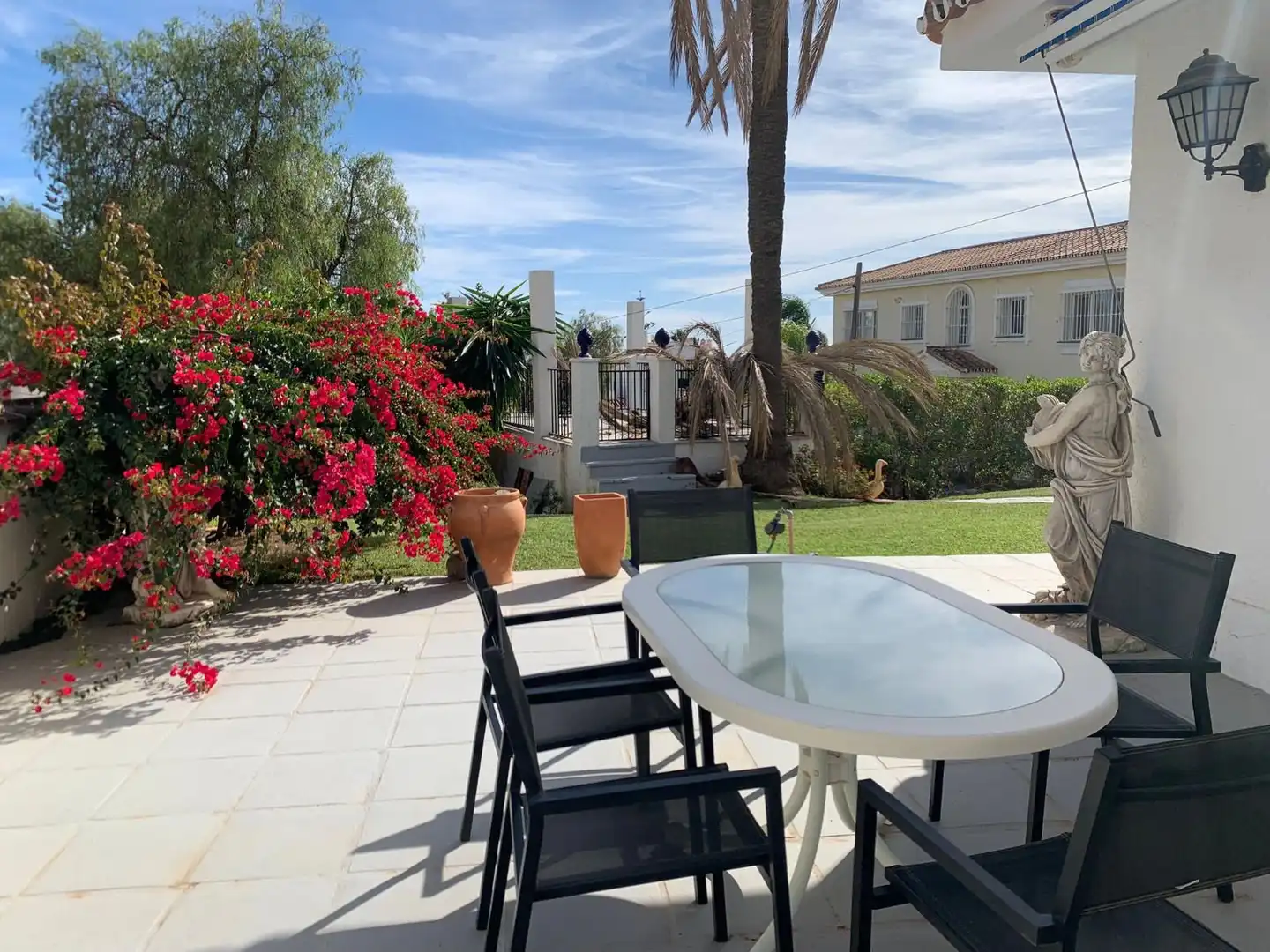 Terraza de Casa o chalet en venta en Mijas con Aire acondicionado, Jardín privado y Trastero
