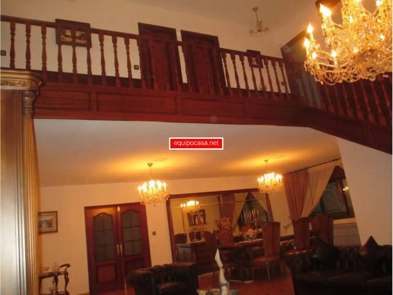 Menjador de Casa o xalet en venda en Lugo amb Calefacció, Jardí privat i Parquet