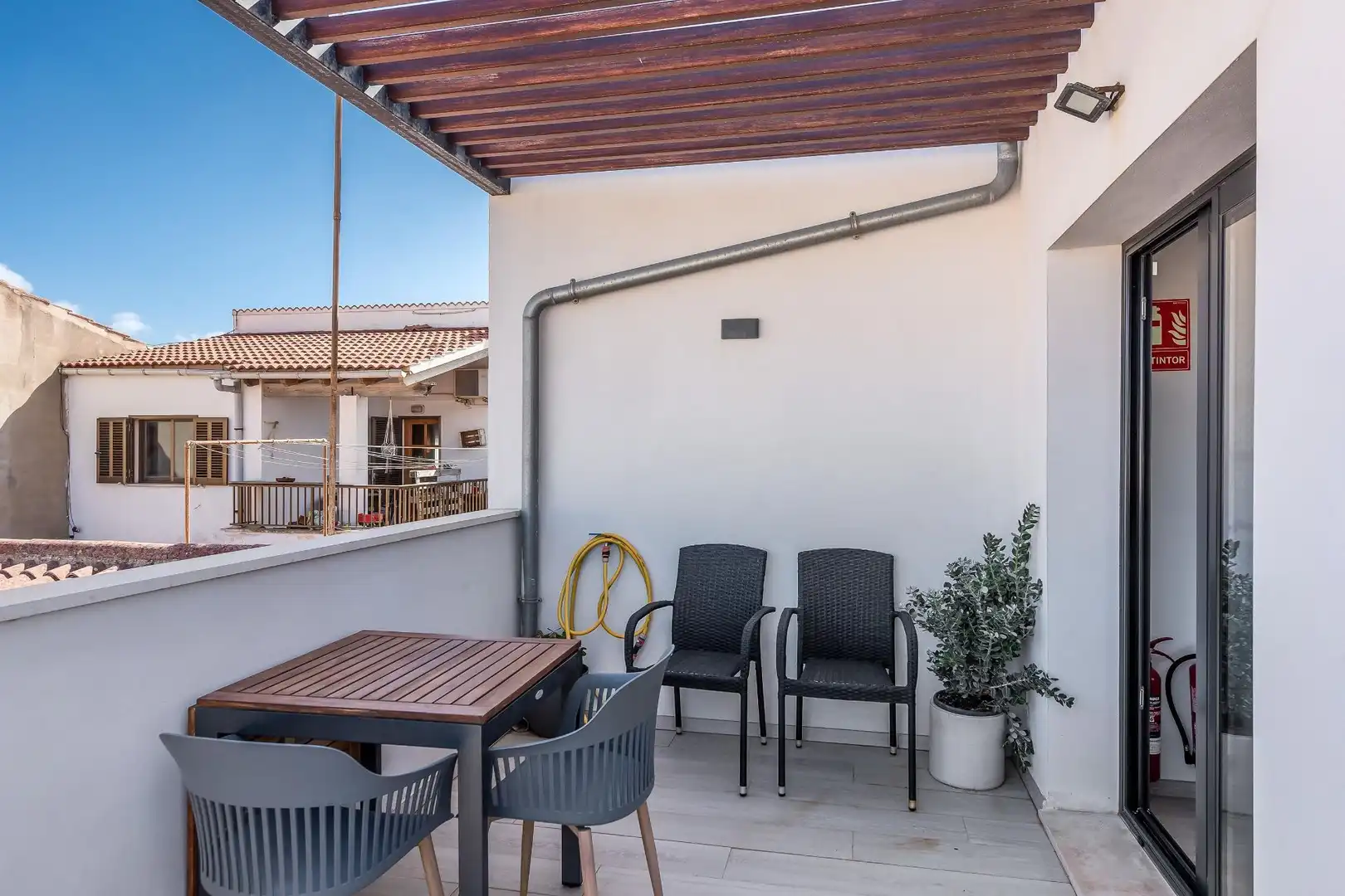 Terrassa de Casa o xalet en venda en Santa Margalida amb Aire condicionat, Jardí privat i Piscina