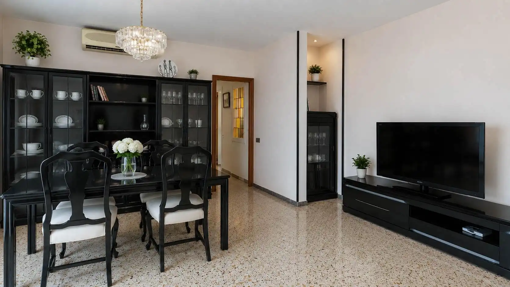 Sala de estar de Ático en venta en Barcelona con Aire acondicionado y Terraza