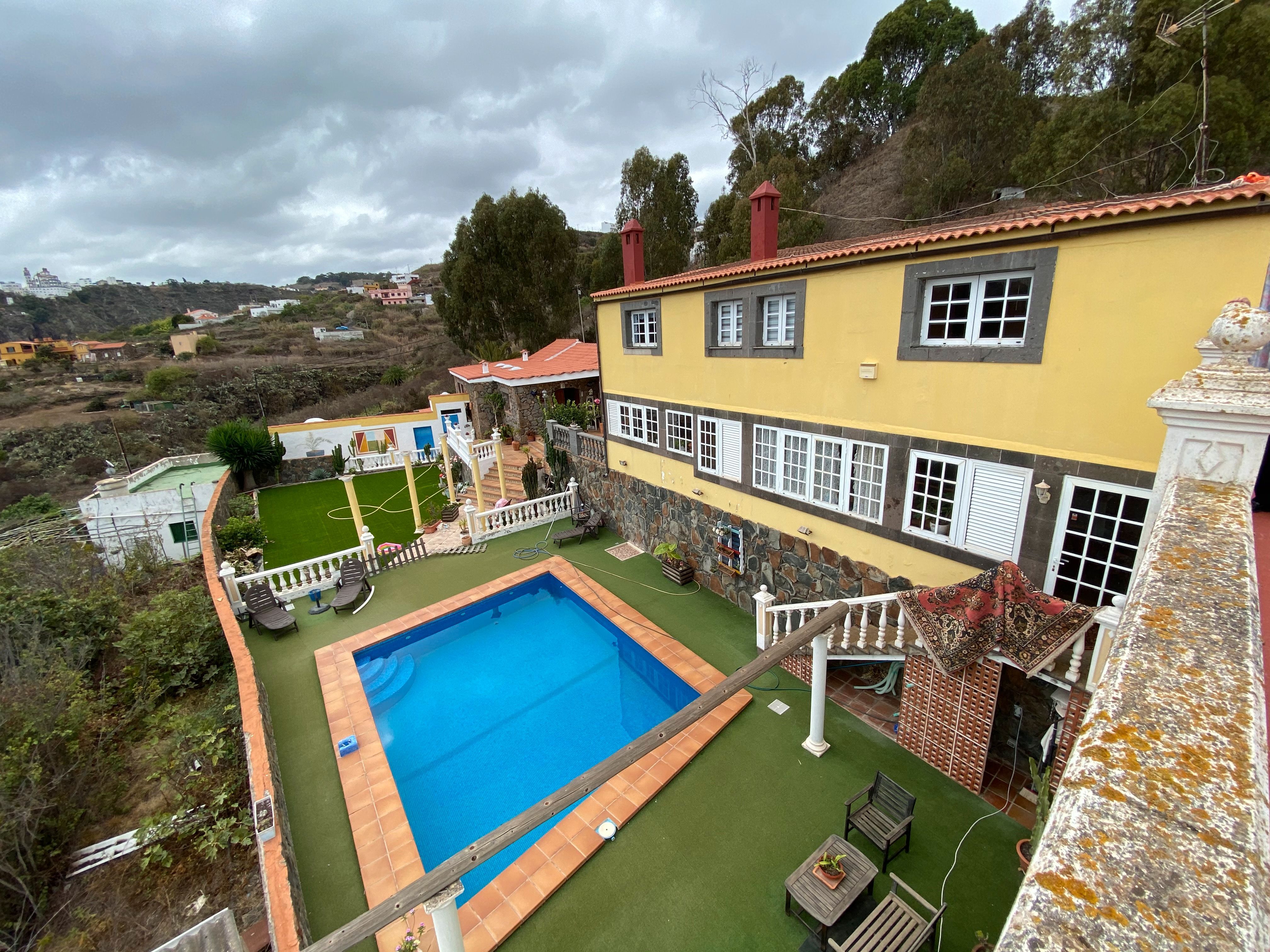 Exterior view of House or chalet for sale in Santa María de Guía de Gran Canaria  with Private garden, Terrace and Storage room