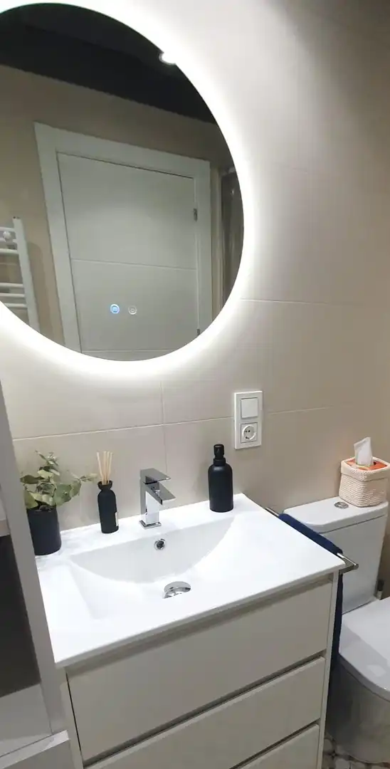 Baño de Apartamento de alquiler en Oviedo  con Calefacción y Amueblado