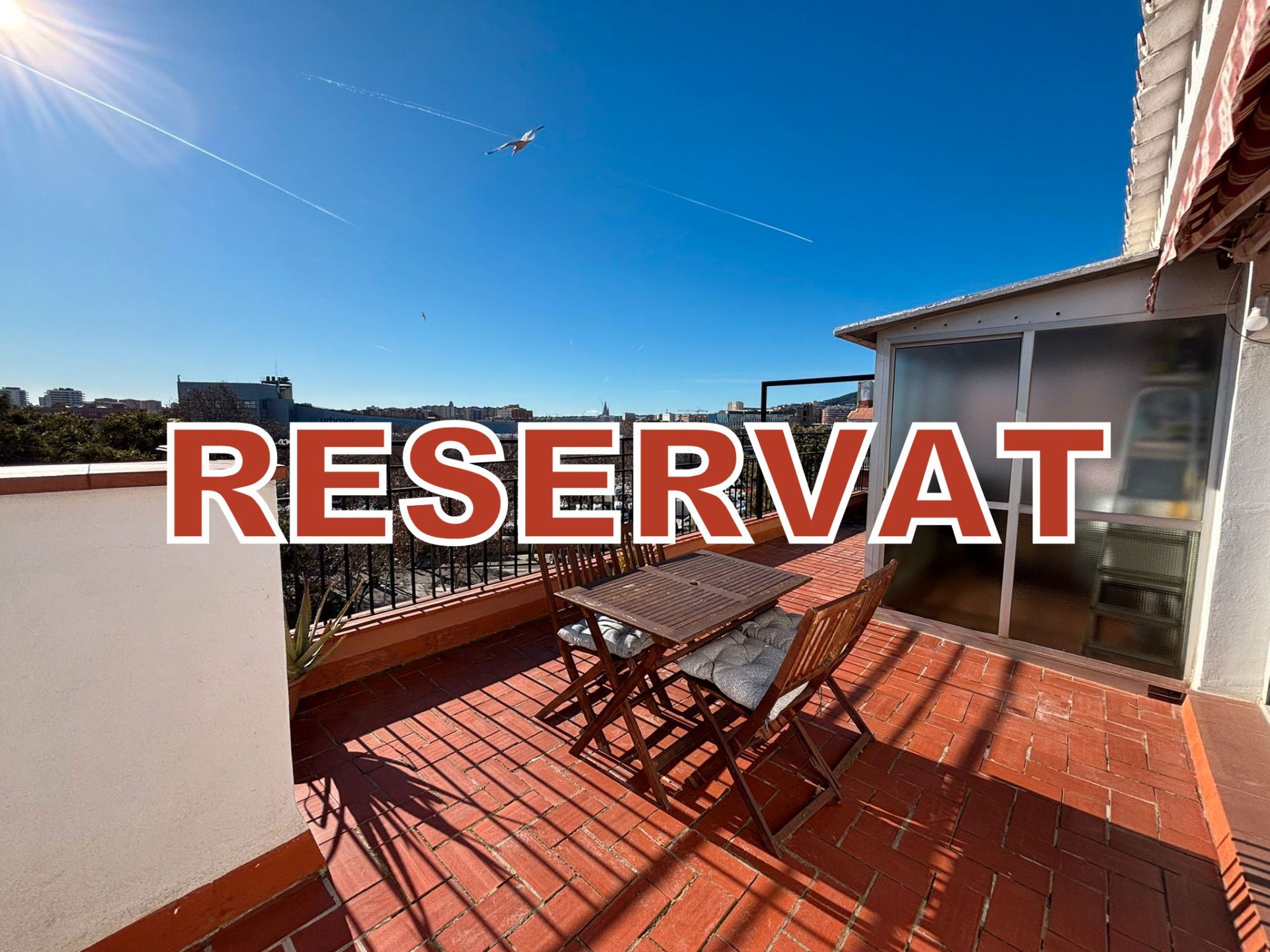 Terrasse von Dachboden zum Verkauf in  Barcelona Capital mit Heizung, Terrasse und Ofen