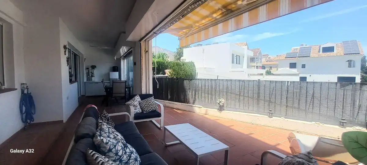 Terrasse von Erdgeschoss zum Verkauf in Benalmádena mit Klimaanlage, Heizung und Terrasse