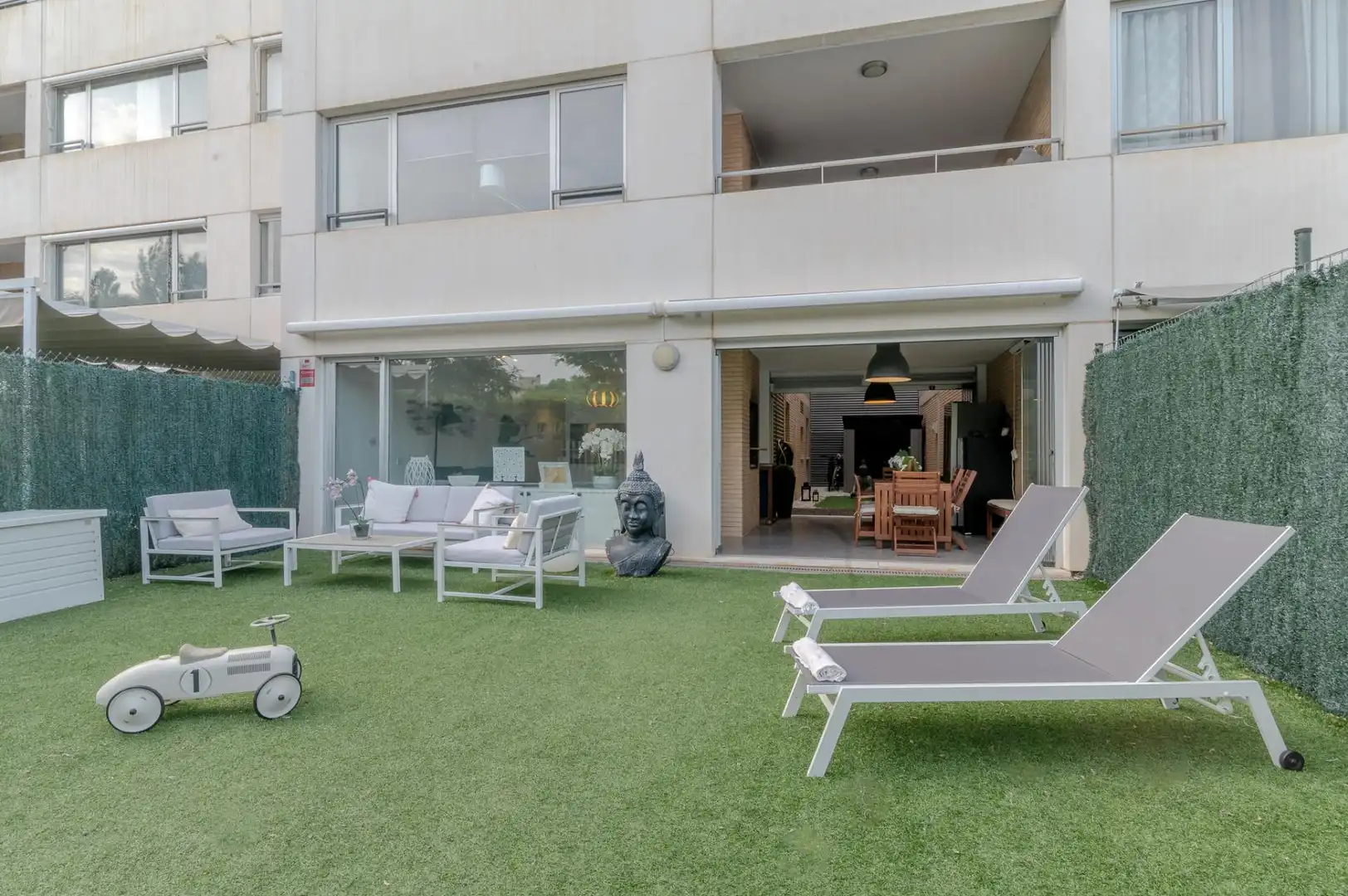 Terrassa de Apartament en venda en Oropesa del Mar / Orpesa amb Aire condicionat, Jardí privat i Terrassa