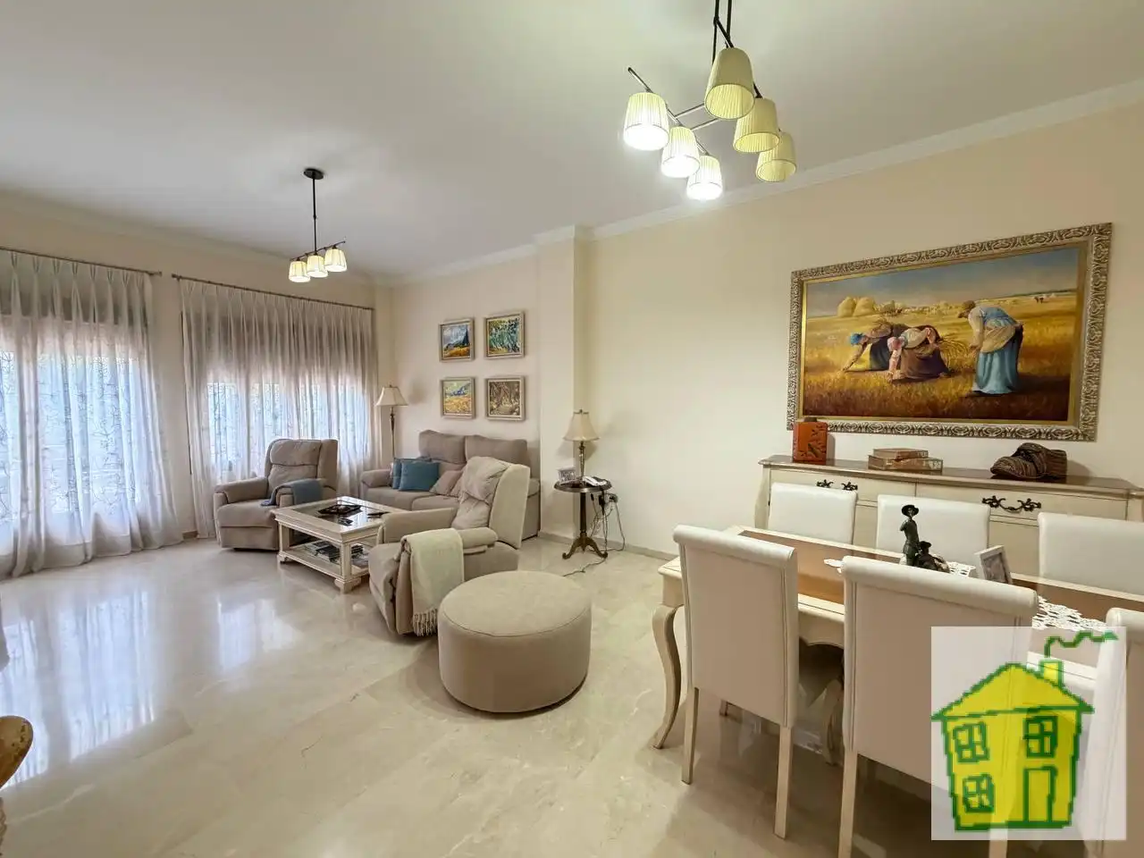 Living room of Houses for sale in Marmolejo  with Air Conditioner, Heating and Private garden