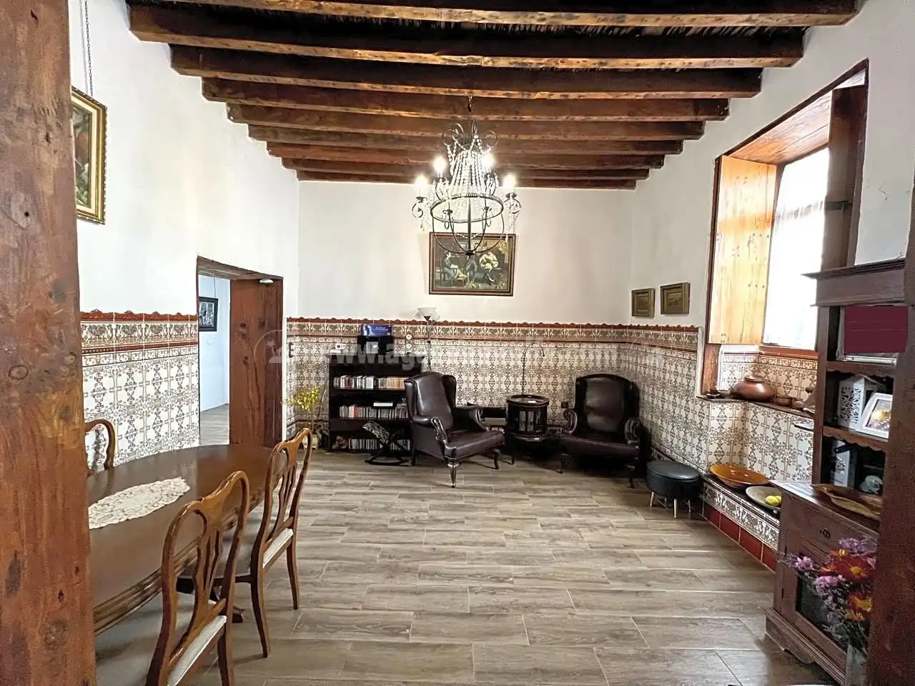 Menjador de Casa o xalet en venda en Icod de los Vinos amb Jardí privat, Terrassa i Piscina