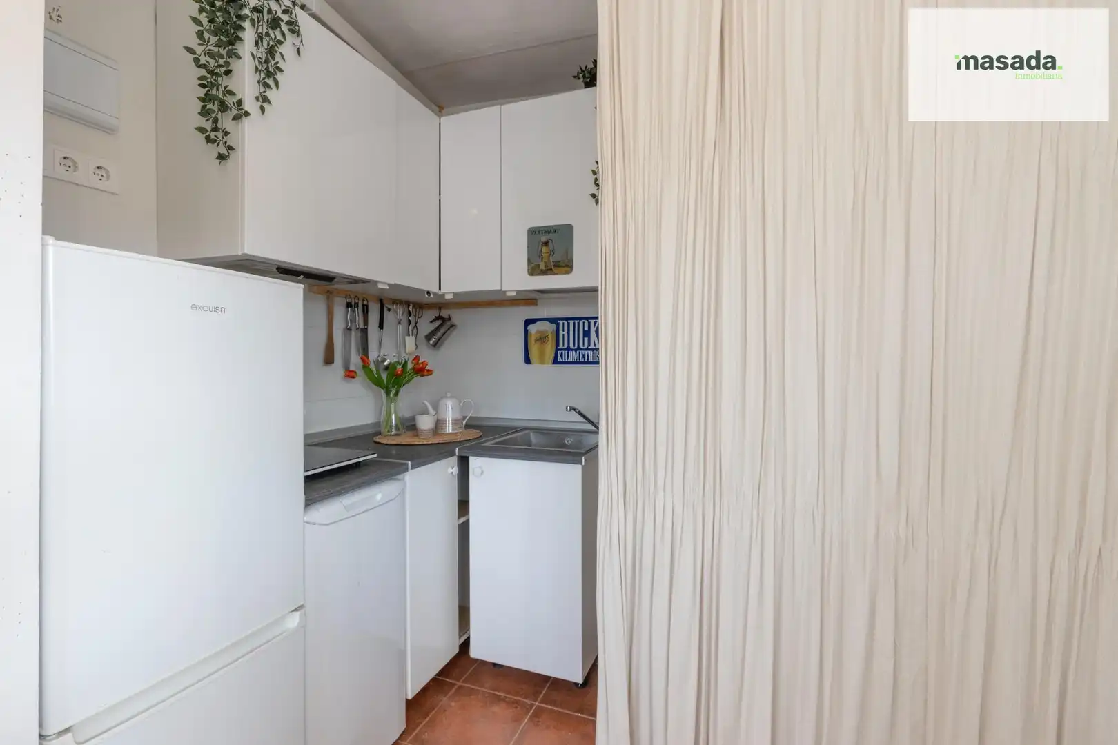 Cocina de Piso en venta en Granada con Terraza y Amueblado