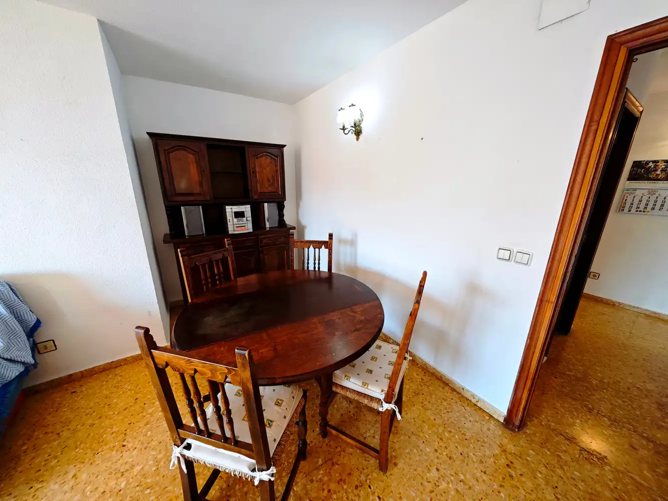 Dining room of Flat for sale in Calpe / Calp  with Terrace, Furnished and Oven