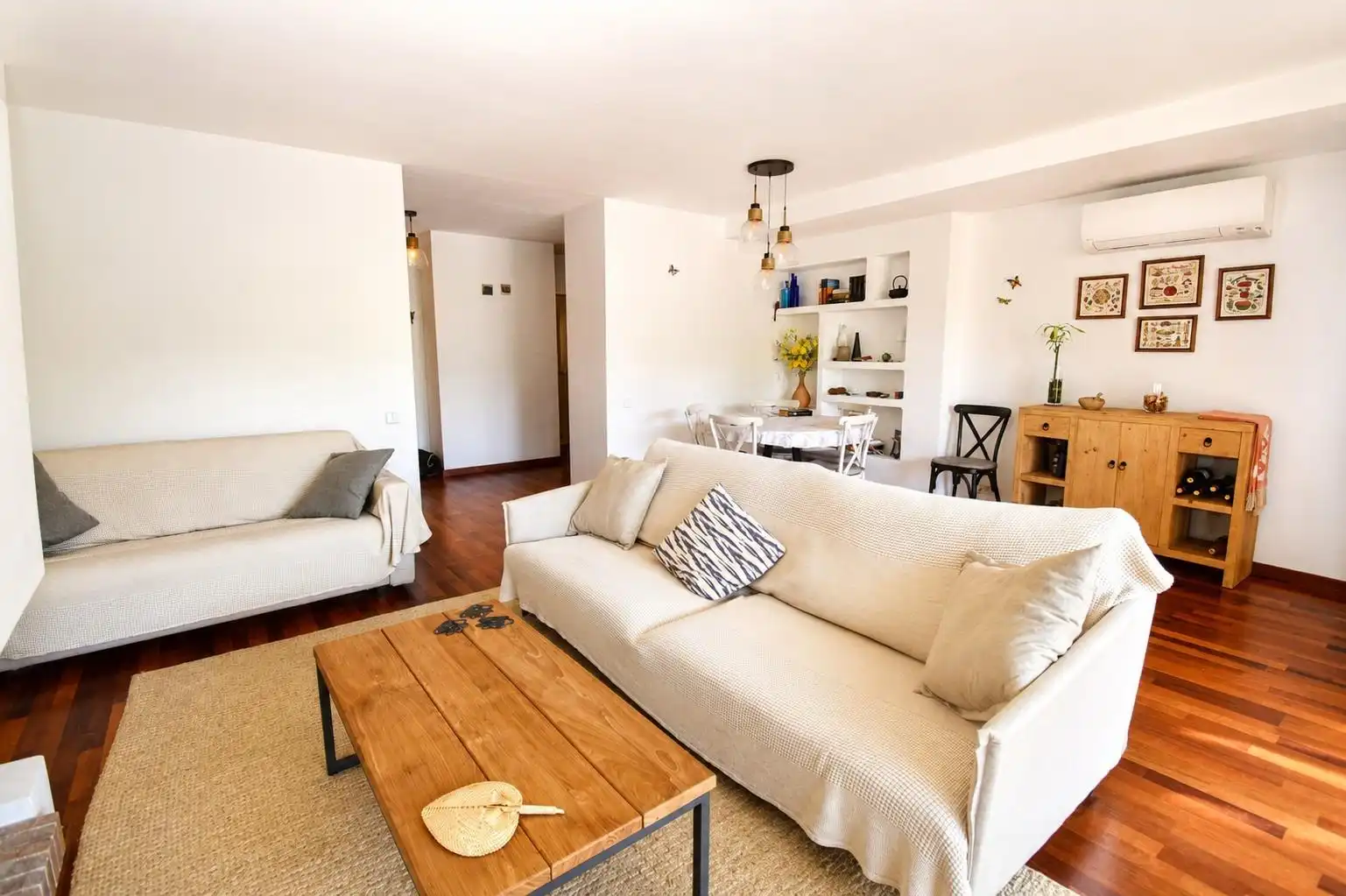Living room of Flat for sale in Son Servera  with Air Conditioner, Private garden and Terrace
