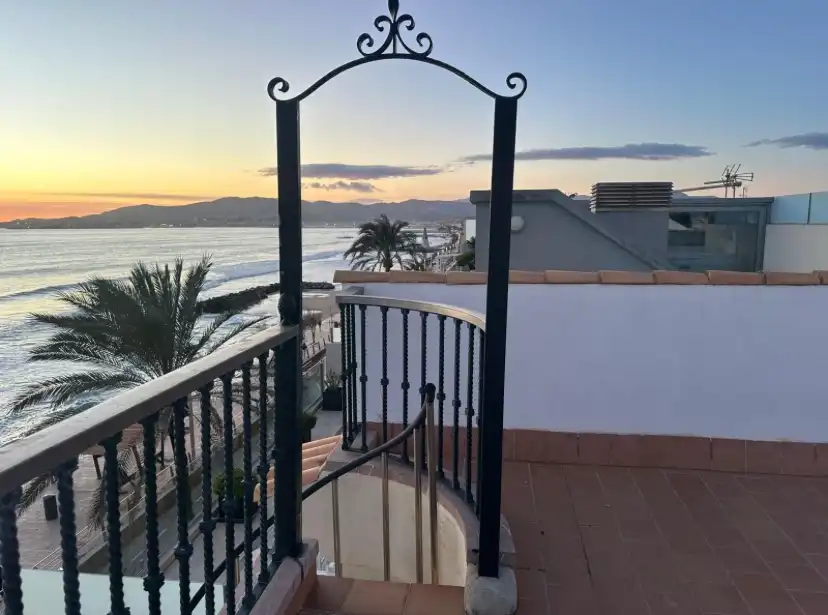 Balcony of Attic for rent in  Palma de Mallorca  with Air Conditioner, Heating and Private garden
