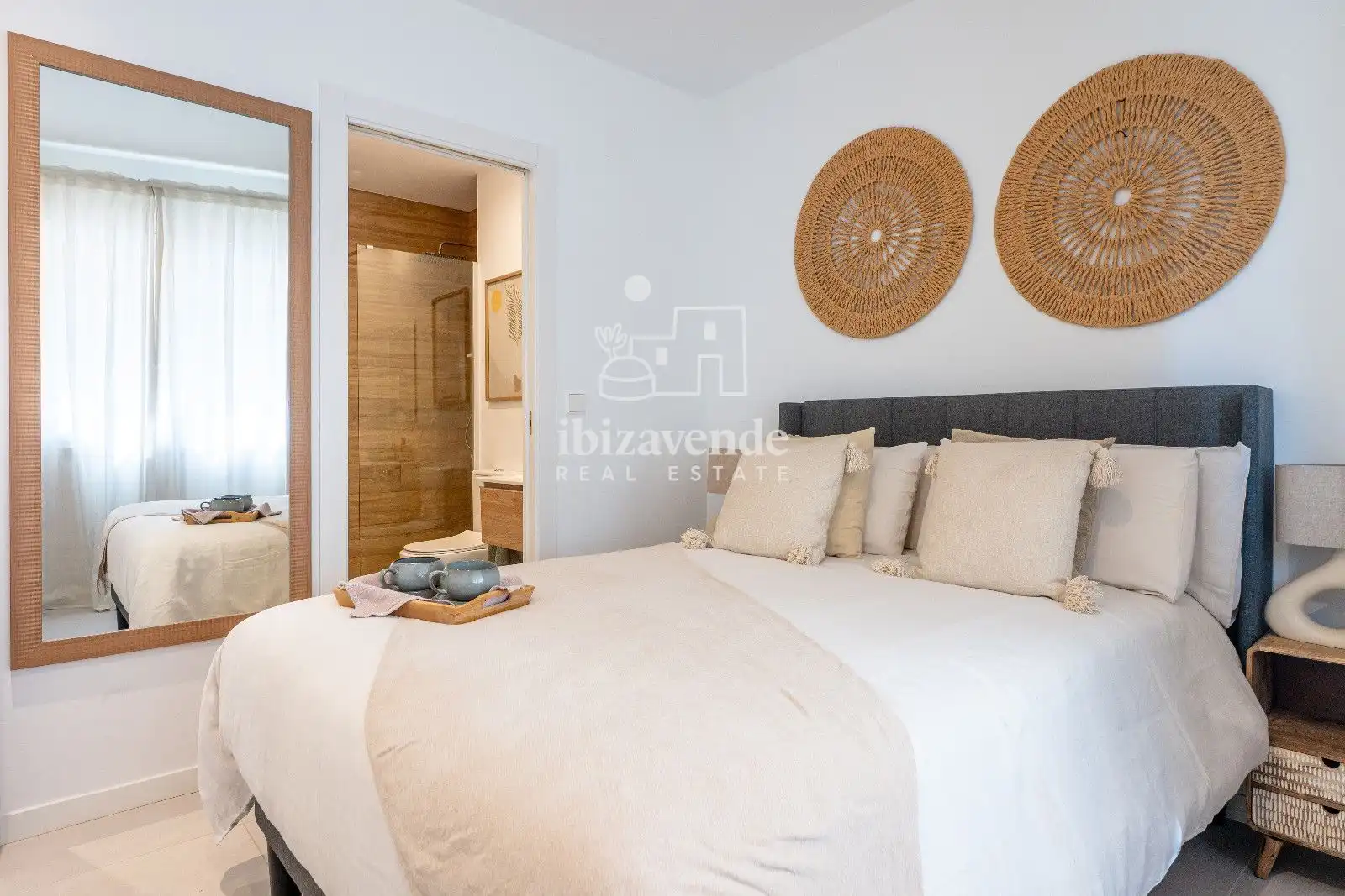 Bedroom of Flat for sale in Eivissa  with Air Conditioner, Heating and Terrace