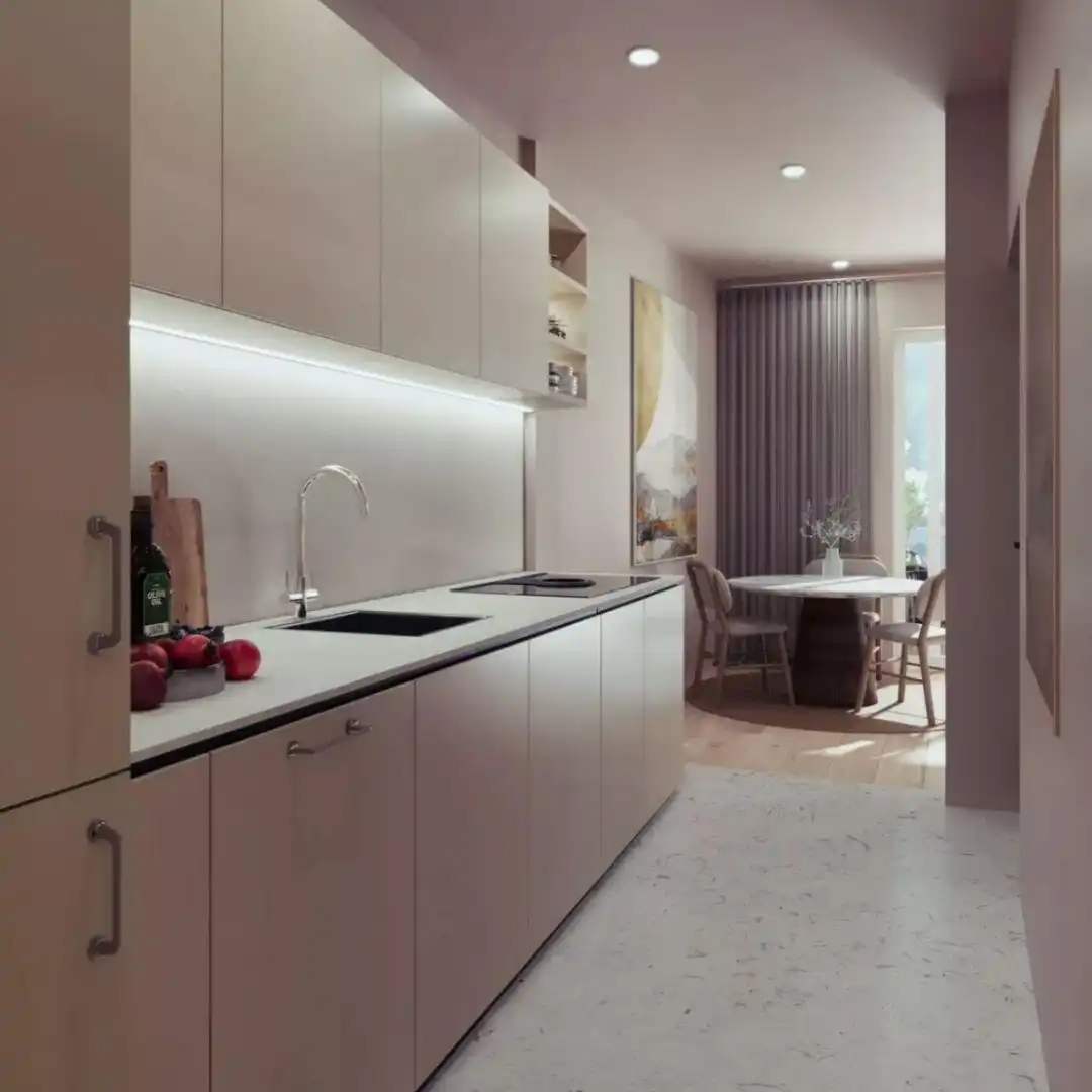 Cocina de Ático en venta en Cartagena con Jardín privado y Amueblado