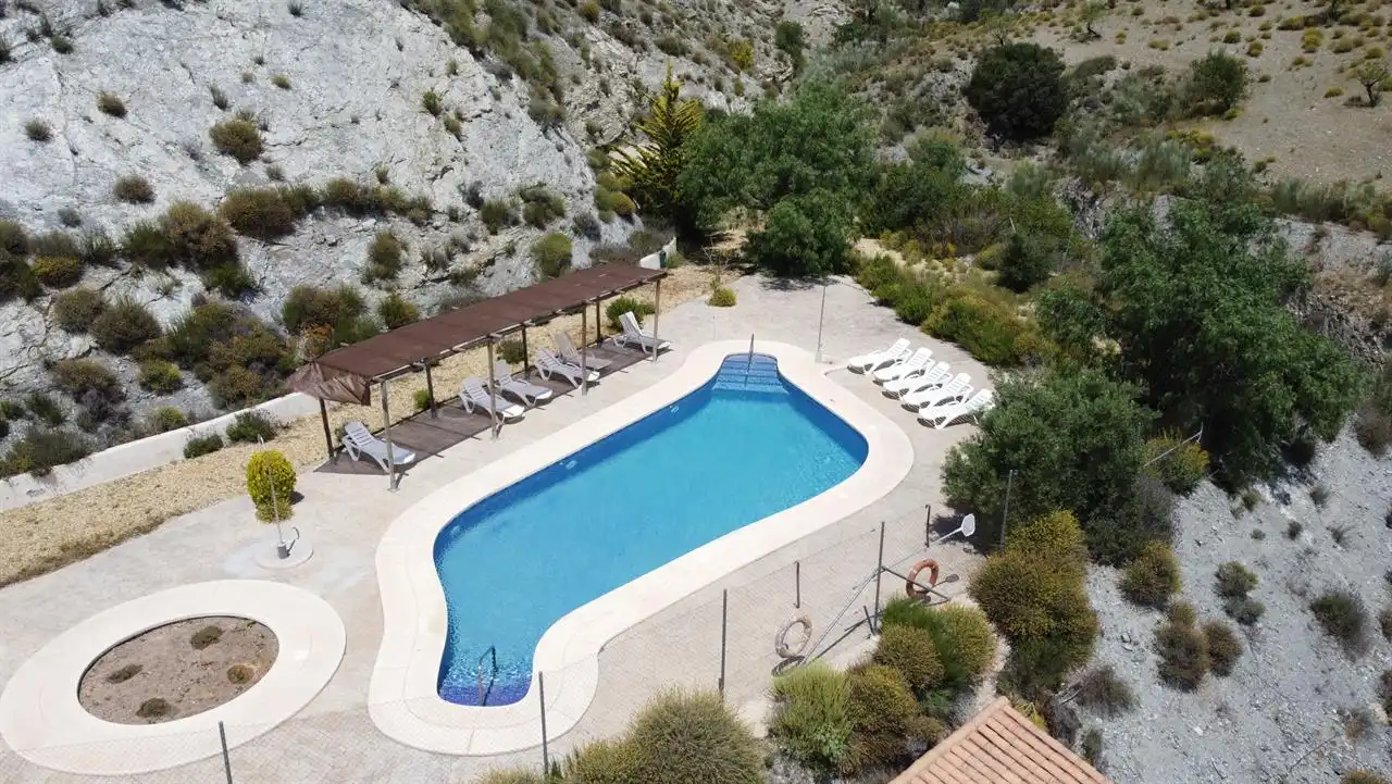 Piscina de Casa o xalet en venda en Taberno amb Calefacció, Jardí privat i Traster