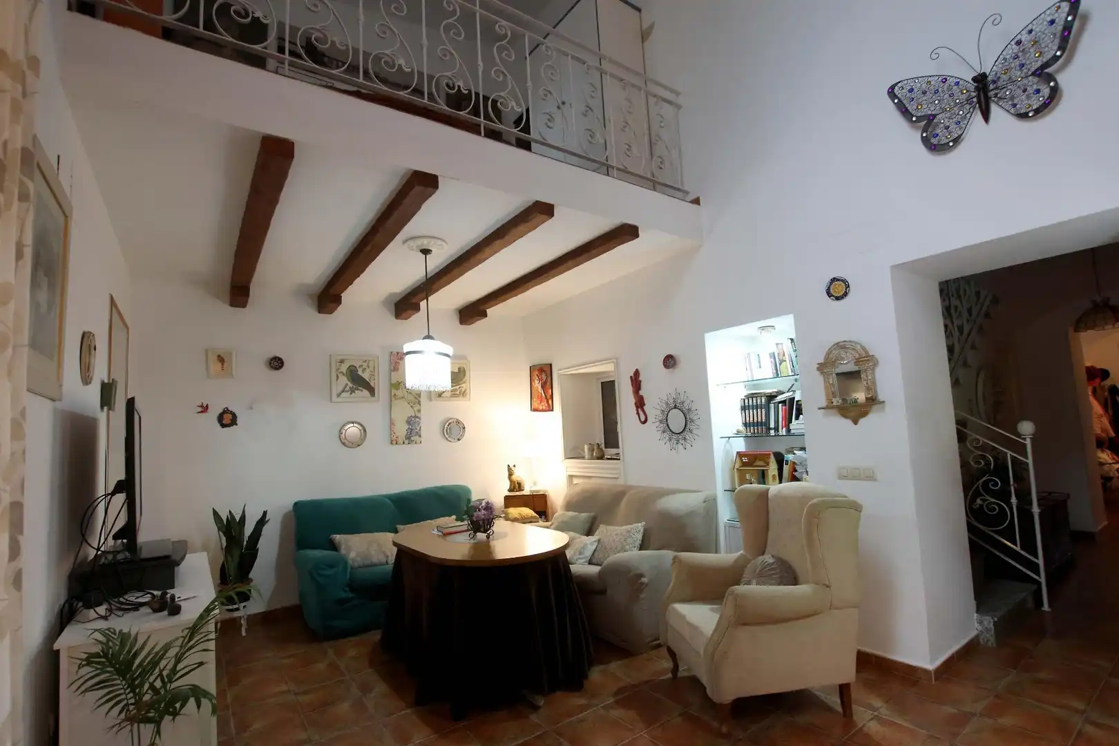 Living room of Houses for sale in Montijo  with Private garden and Terrace