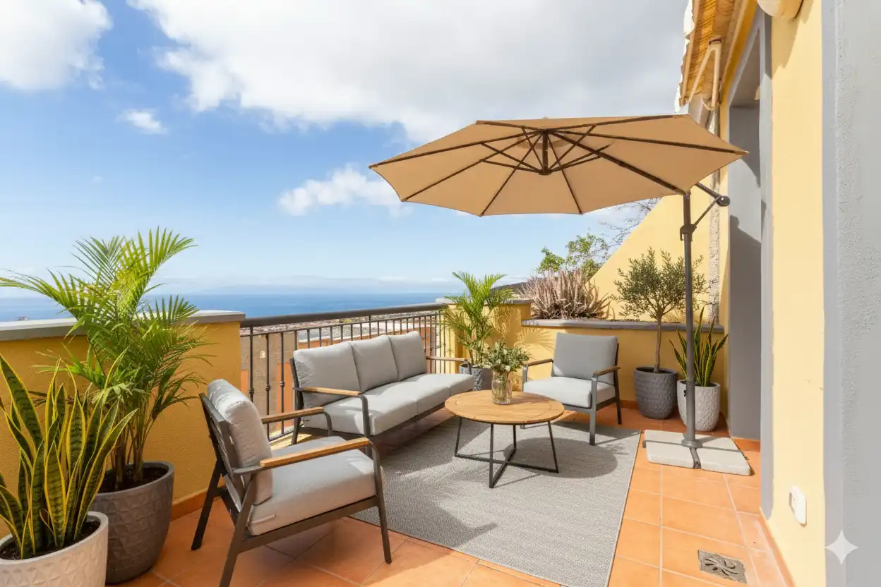 Terrace of Flat for sale in Adeje  with Private garden, Terrace and Swimming Pool