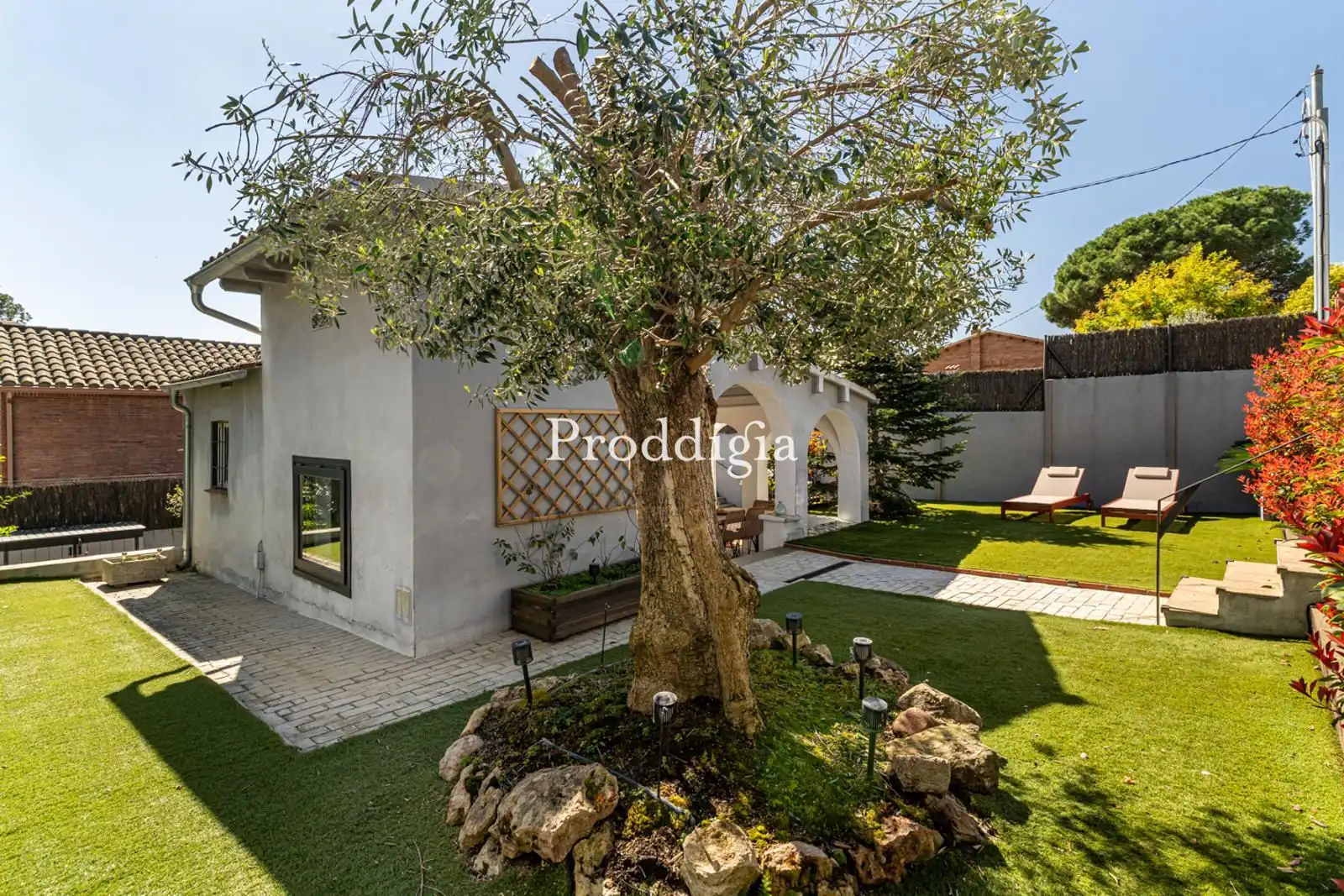 Garten von Haus oder Chalet zur Miete in Sant Cugat del Vallès mit Heizung, Terrasse und Schwimmbad