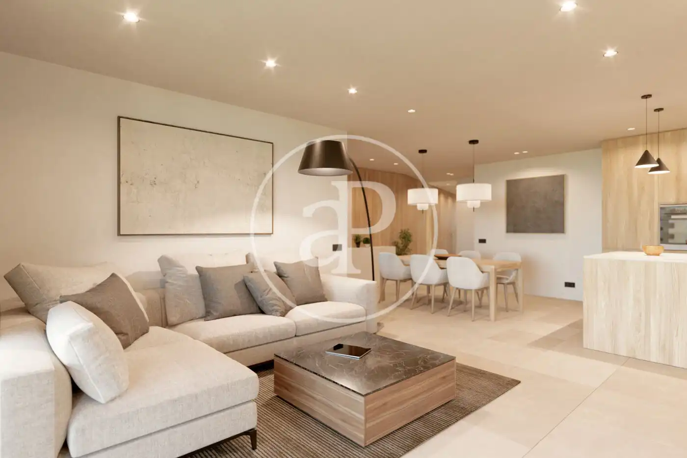 Sala de estar de Piso en venta en  Palma de Mallorca con Aire acondicionado, Calefacción y Jardín privado
