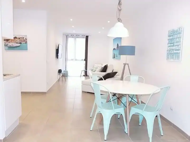 Sala d'estar de Pis de lloguer en  Palma de Mallorca amb Aire condicionat, Calefacció i Moblat