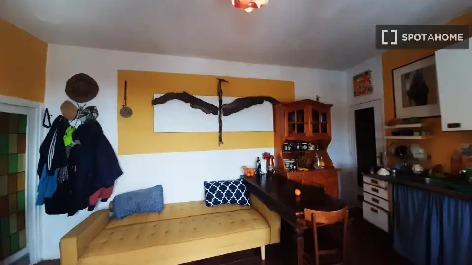 Wohnzimmer von Wohnung zur Miete in Sant Cebrià de Vallalta mit Klimaanlage, Heizung und Möbliert