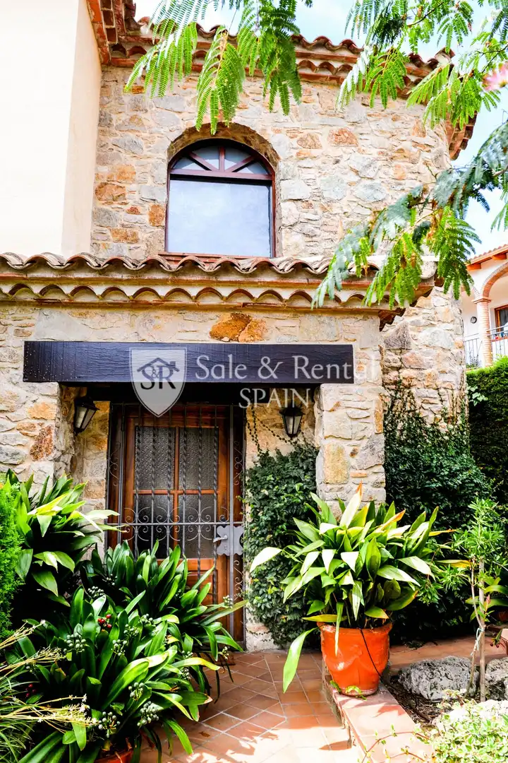 Vista exterior de Casa o chalet en venta en Blanes con Calefacción, Jardín privado y Terraza