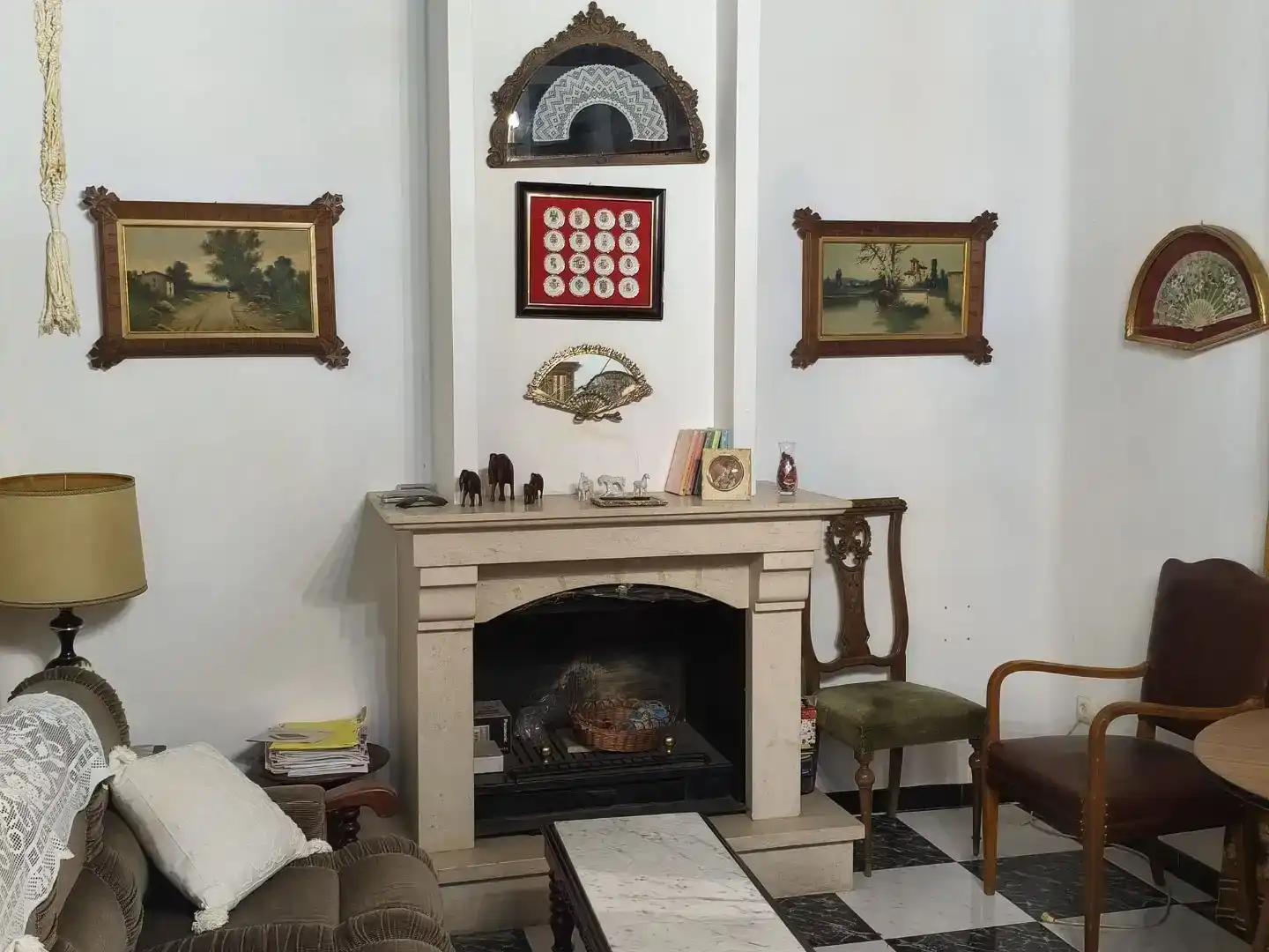 Sala de estar de Casa adosada en venta en Almagro con Trastero y Balcón