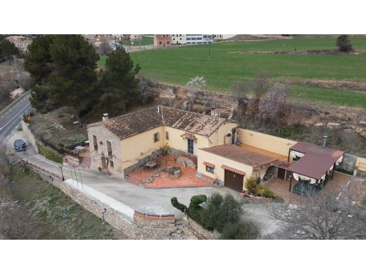 Exterior view of Country house for sale in Fonollosa  with Heating and Swimming Pool