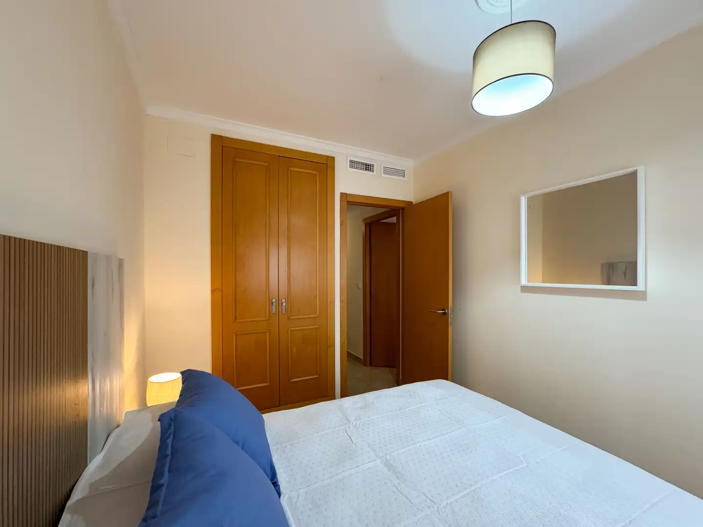 Bedroom of Flat for rent in Dénia  with Air Conditioner, Terrace and Furnished