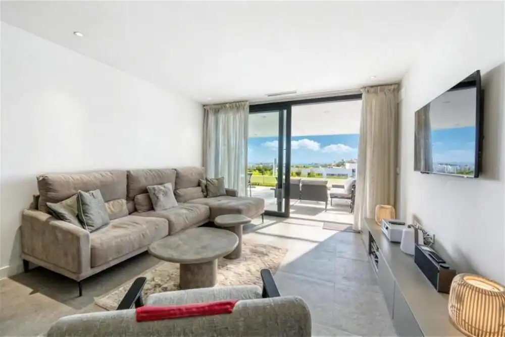 Living room of Apartments for rent in Estepona  with Air Conditioner, Terrace and Storage room