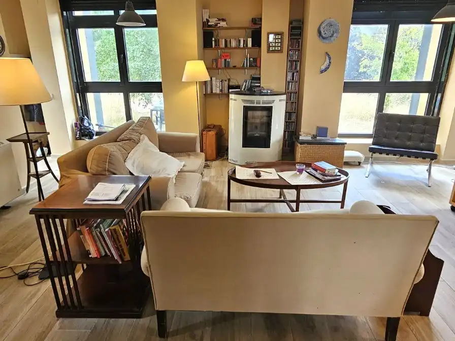 Sala d'estar de Casa o xalet en venda en Riaza amb Piscina