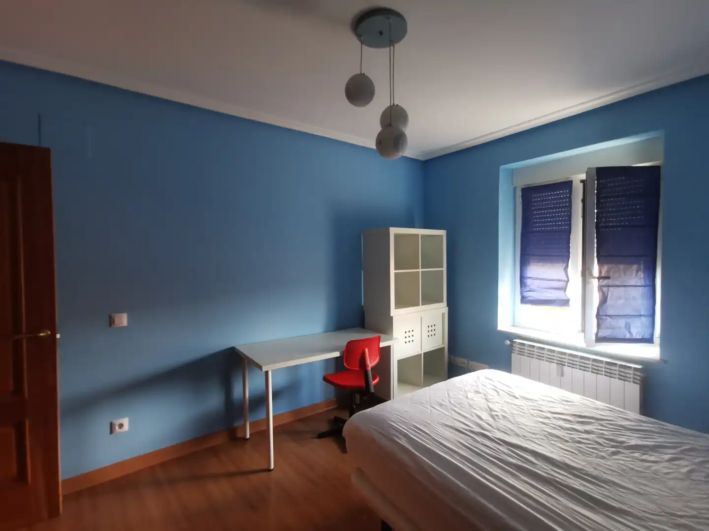 Bedroom of Flat for rent in Salamanca  with Heating, Parquet flooring and Furnished