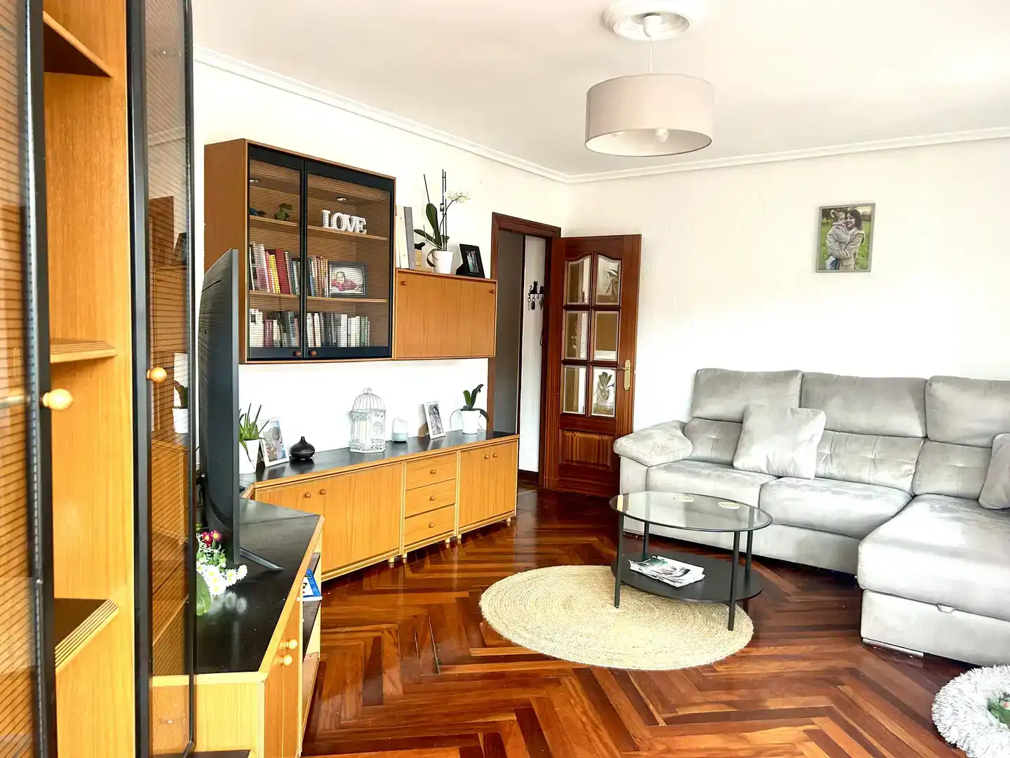 Sala de estar de Piso en venta en Camargo con Parquet, Amueblado y Balcón