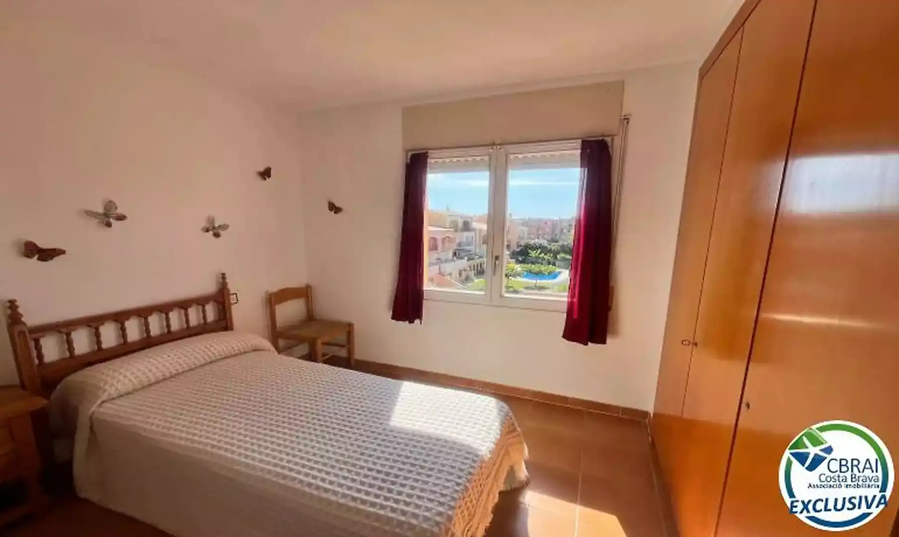 Bedroom of Flat for sale in Empuriabrava  with Air Conditioner, Terrace and Furnished