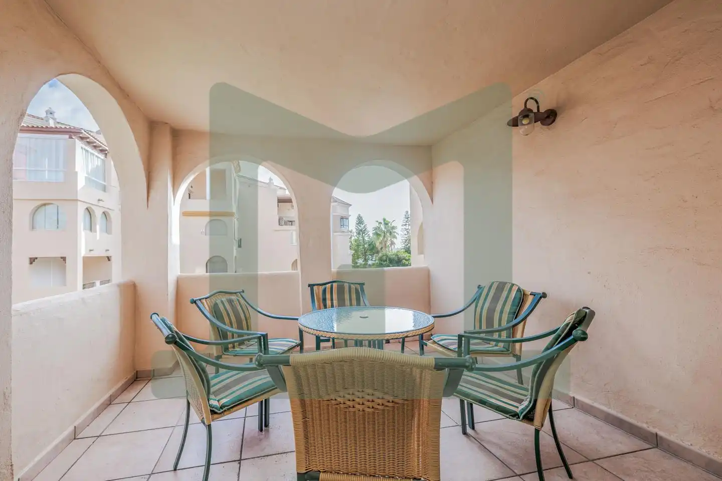 Terrasse von Wohnung zum Verkauf in Zahara de los Atunes mit Klimaanlage, Terrasse und Abstellraum