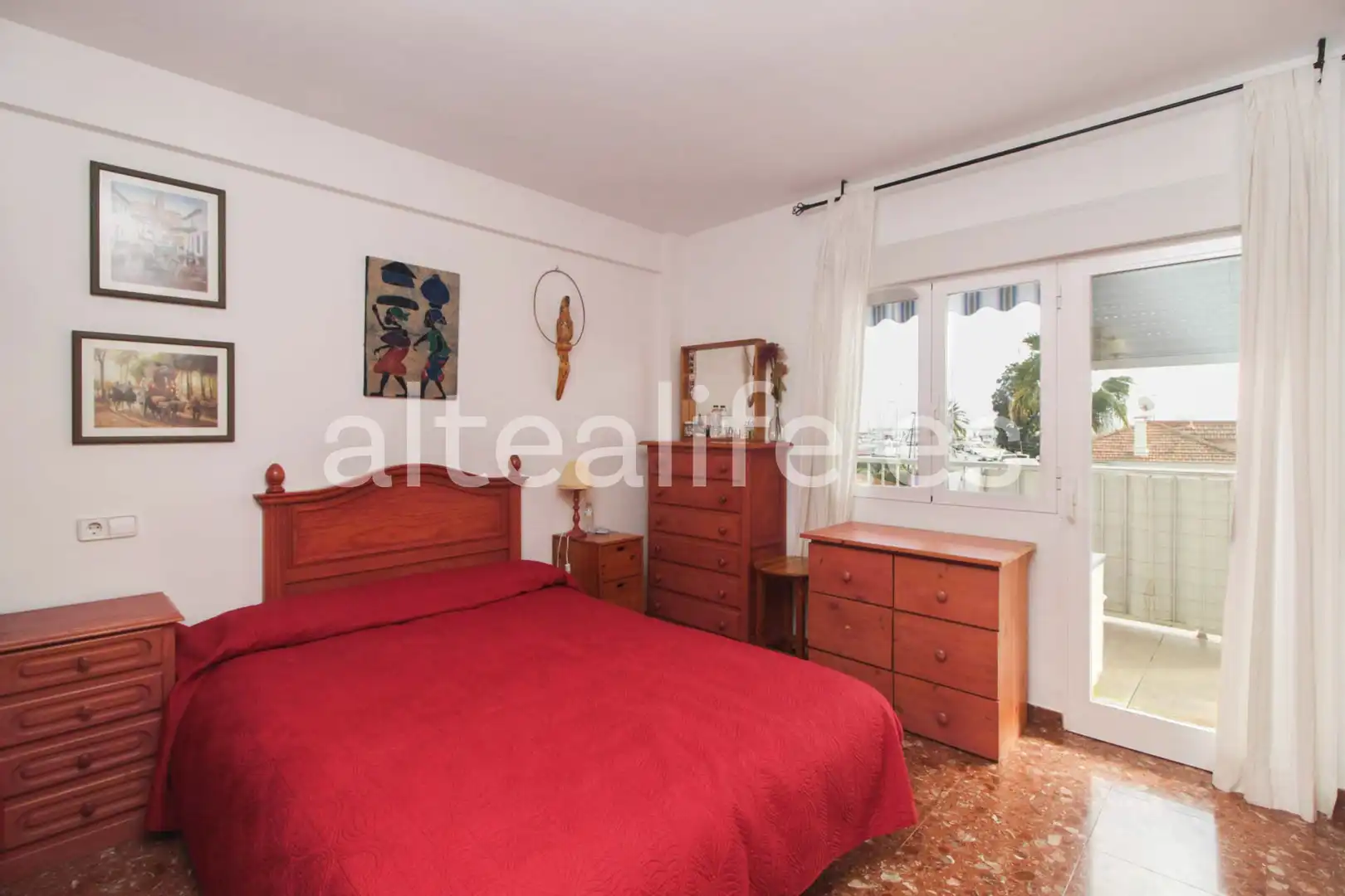 Schlafzimmer von Wohnungen zum Verkauf in Altea mit Klimaanlage und Terrasse