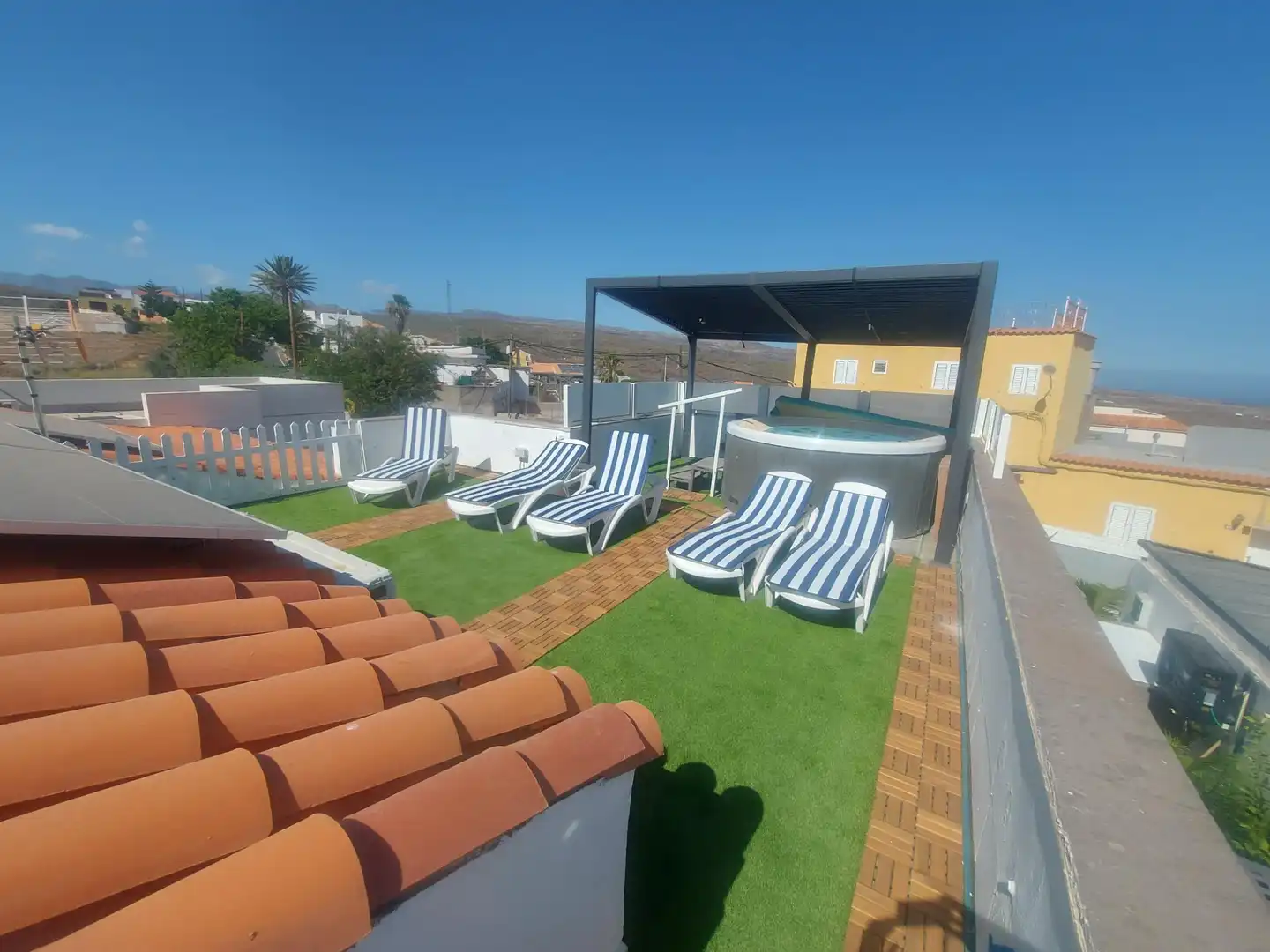 Terraza de Casa o chalet en venta en San Bartolomé de Tirajana con Aire acondicionado, Jardín privado y Terraza