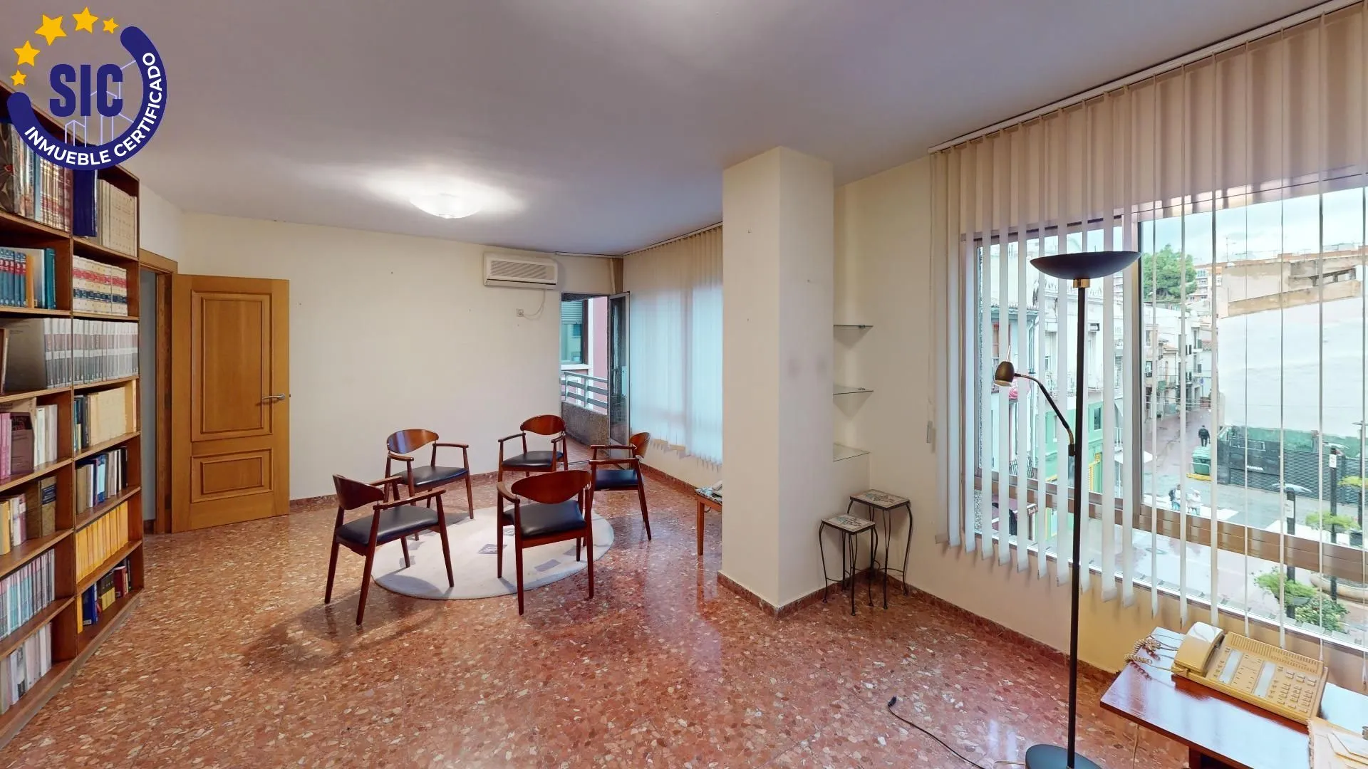 Esszimmer von Büro zur Miete in Castellón de la Plana / Castelló de la Plana mit Klimaanlage, Terrasse und Möbliert