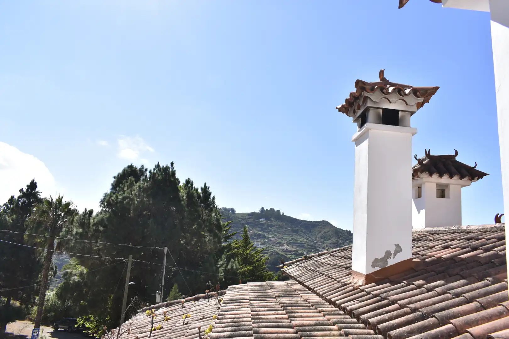 Vista exterior de Casa o xalet en venda en Teror amb Calefacció, Jardí privat i Terrassa