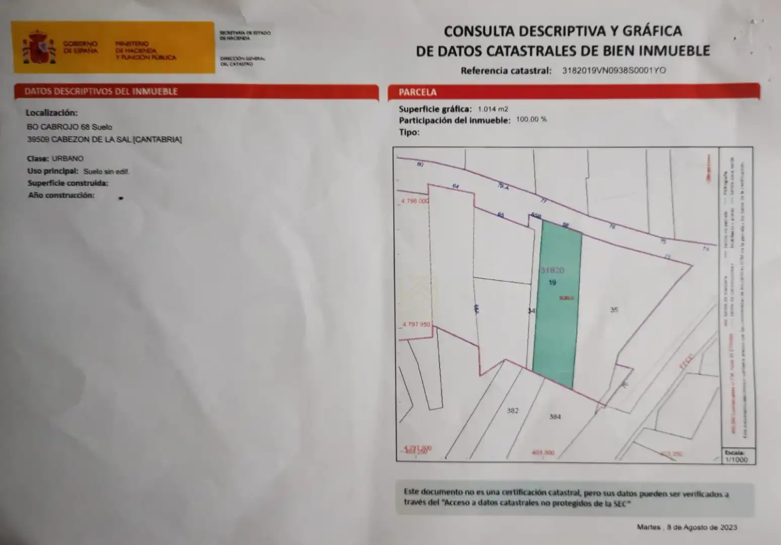 Rural land for sale in BO CABROJO, imagen 4