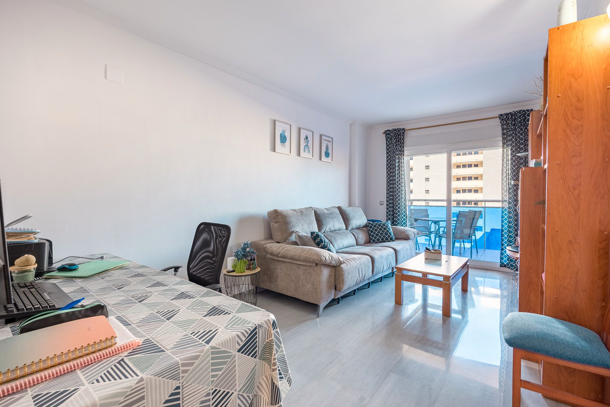Dormitori de Apartament en venda en Villajoyosa / La Vila Joiosa amb Traster, Piscina i Moblat