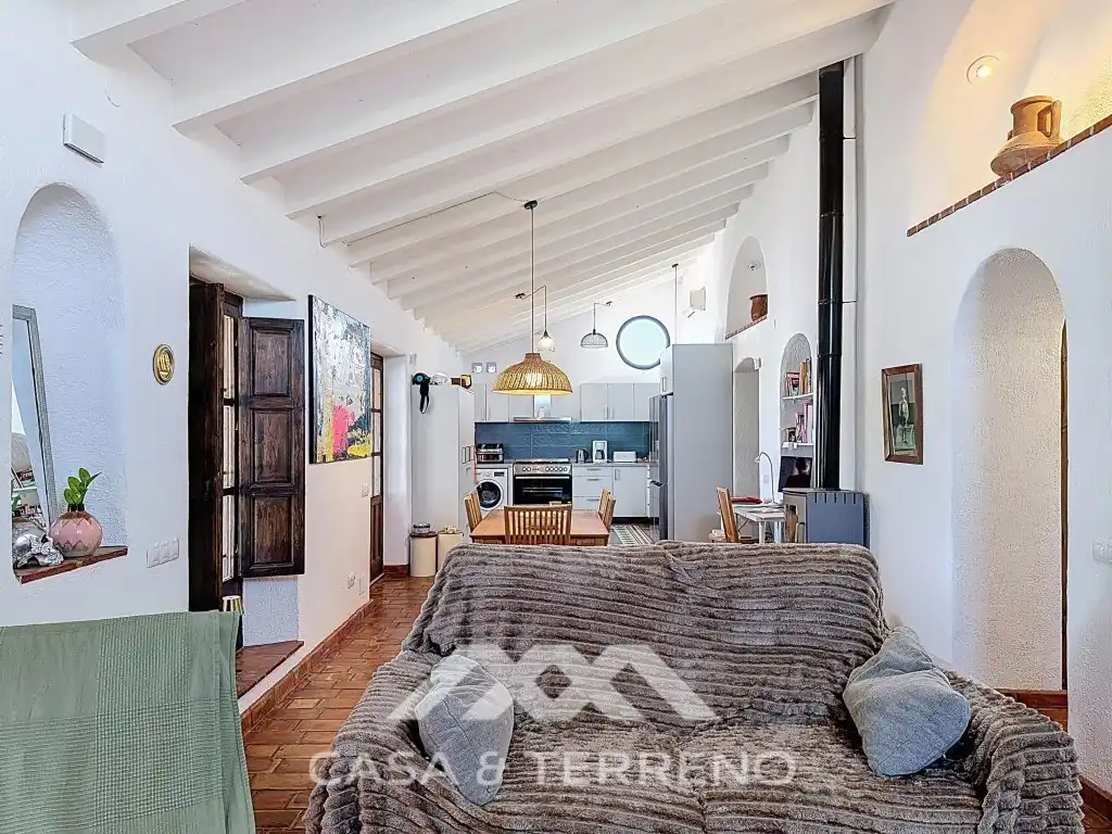 Sala d'estar de Casa o xalet en venda en Vélez-Málaga amb Aire condicionat, Jardí privat i Terrassa