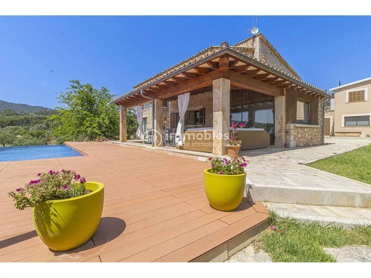 Terraza de Casa o chalet en venta en Alaró con Aire acondicionado, Calefacción y Jardín privado