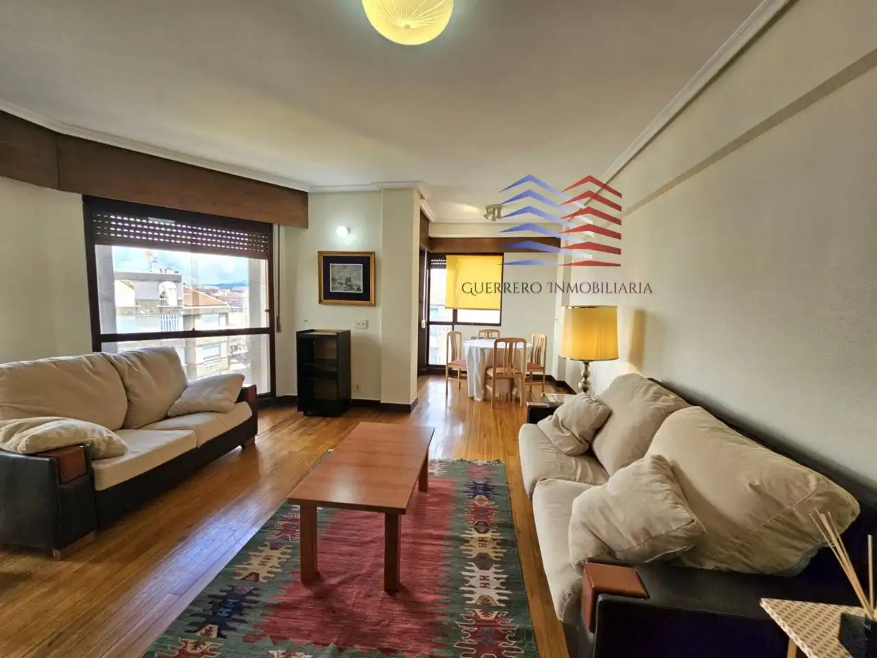 Sala de estar de Piso de alquiler en Ourense Capital  con Calefacción, Parquet y Trastero