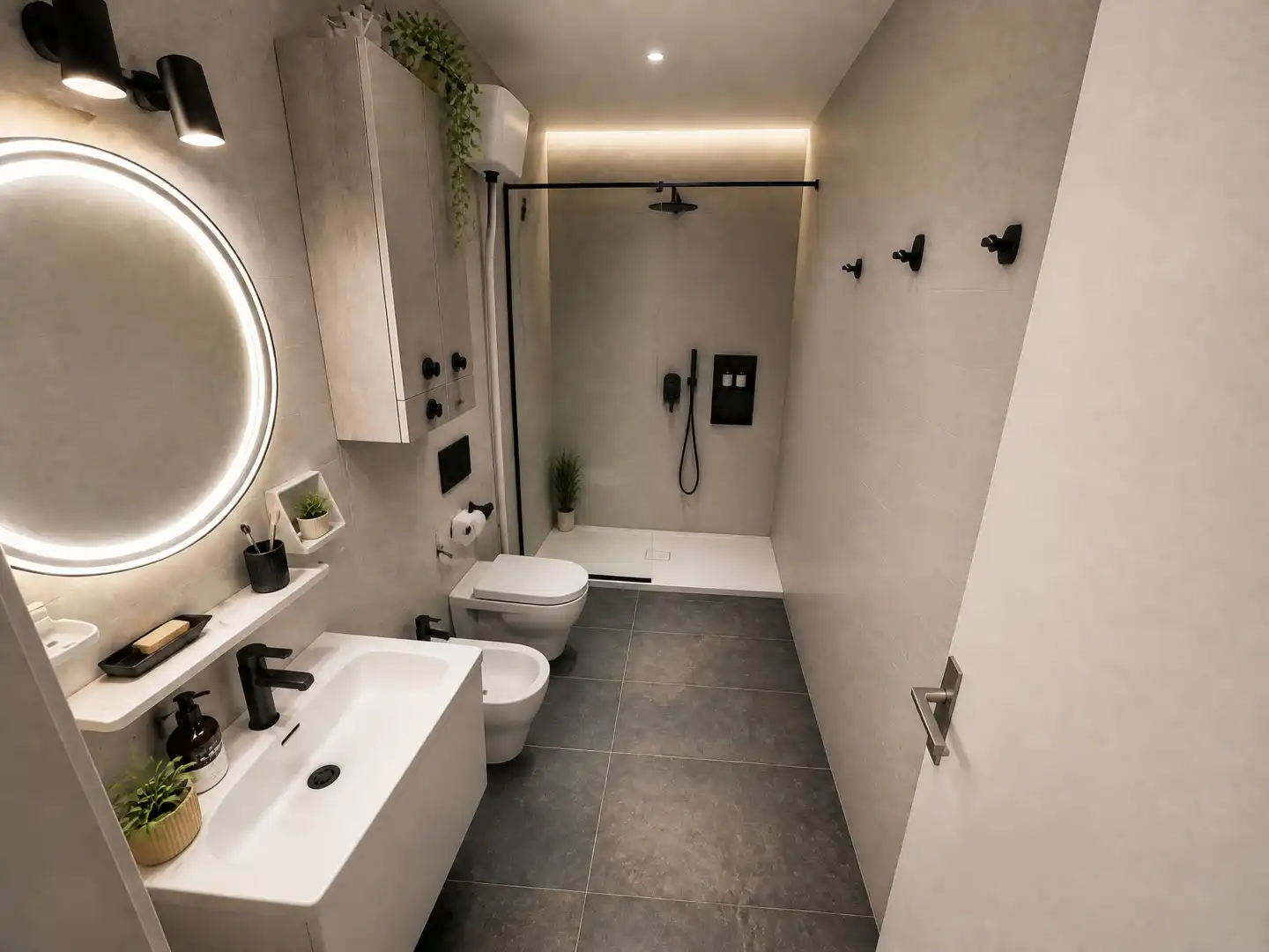 Baño de Piso en venta en Alicante / Alacant con Amueblado y Balcón