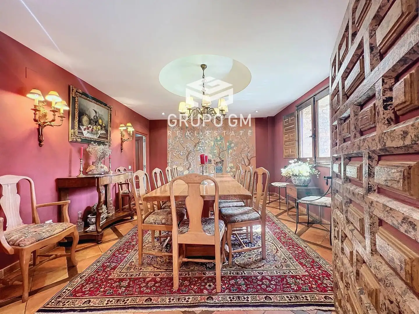 Dining room of Houses for sale in  Logroño  with Terrace, Storage room and Swimming Pool