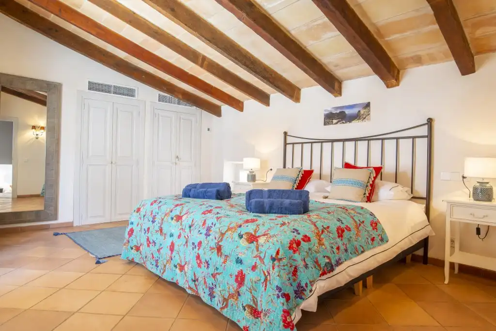 Schlafzimmer von Einfamilien-Reihenhaus zum Verkauf in Pollença mit Terrasse und Schwimmbad
