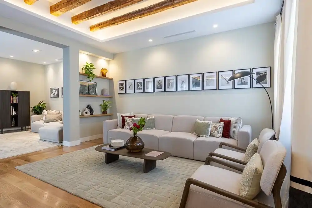 Living room of Attic for sale in  Madrid Capital  with Air Conditioner, Heating and Storage room