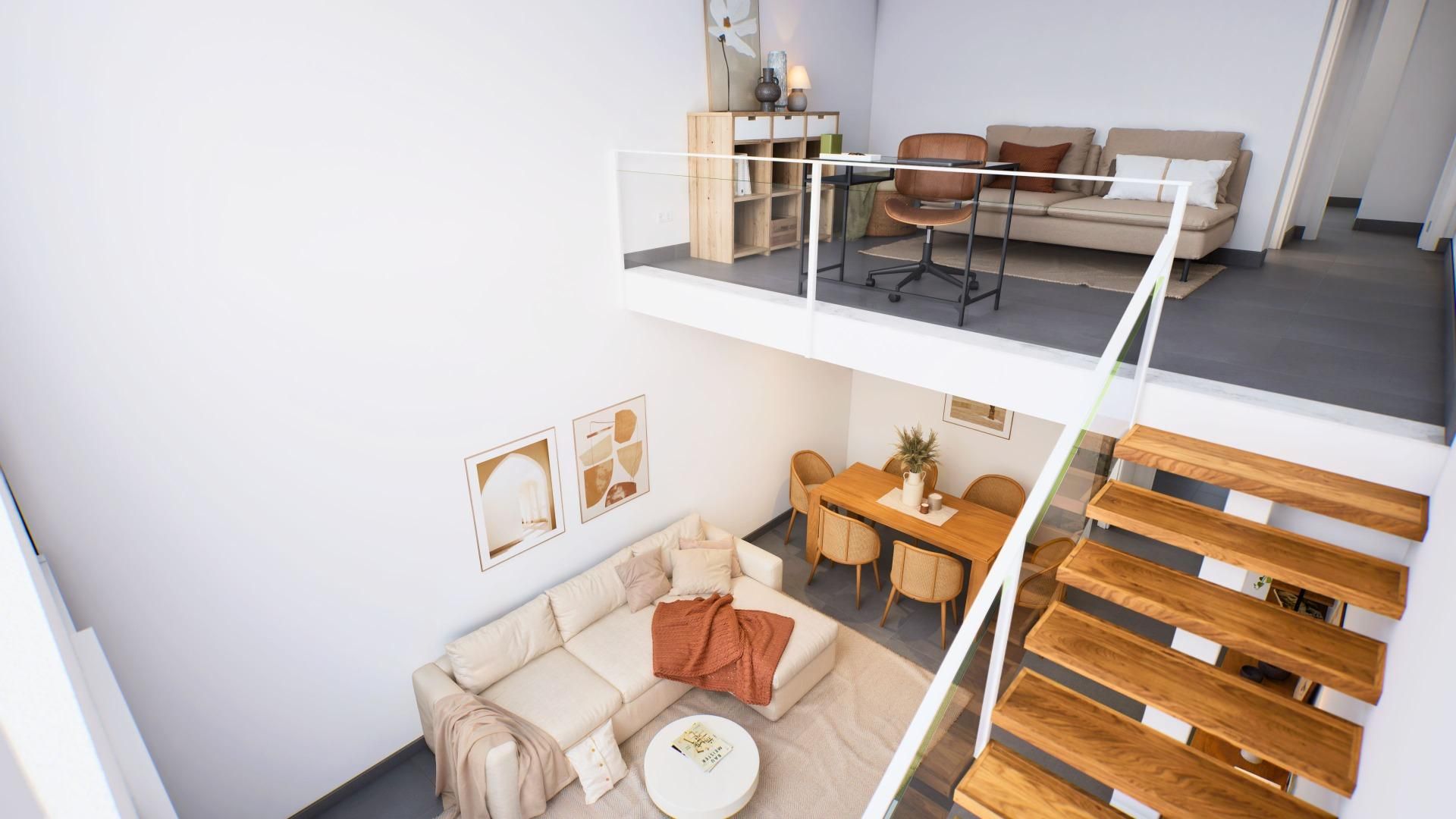 Living room of Single-family semi-detached for sale in Santa Pola  with Air Conditioner, Heating and Private garden