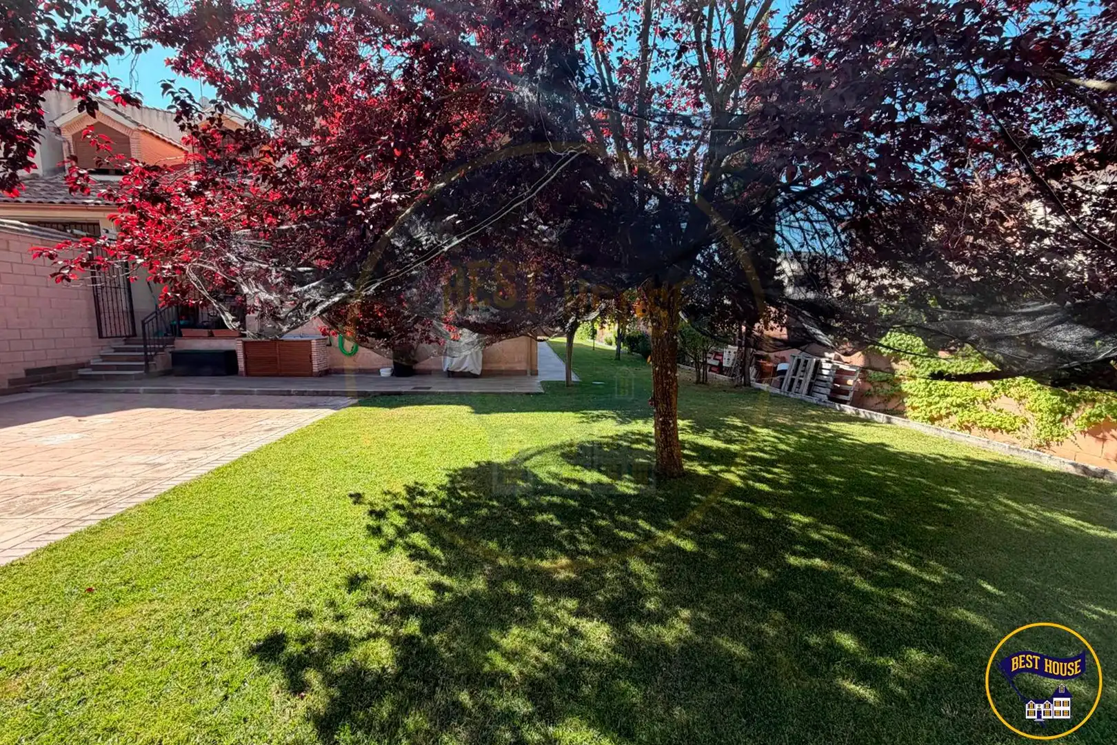 Jardí de Casa adosada en venda en Chillarón de Cuenca amb Calefacció, Jardí privat i Terrassa